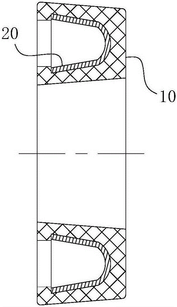 Polyaryletherketone composite material, its preparation method and sealing ring using the material