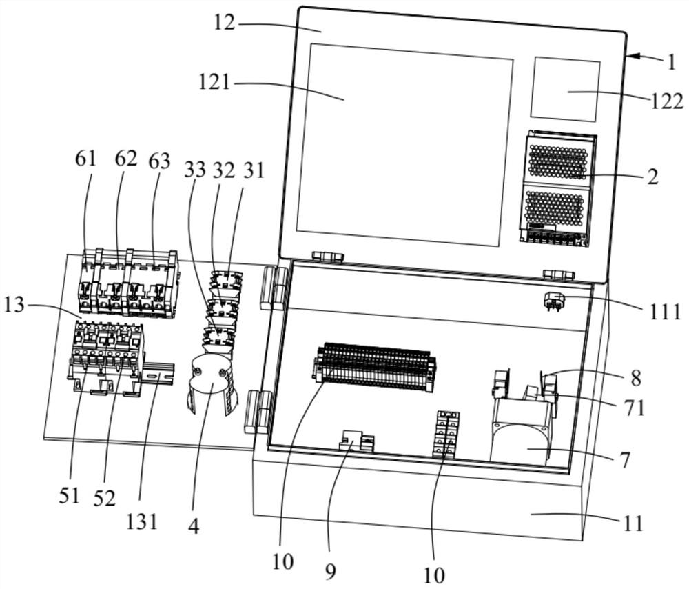 Power system troubleshooting training device