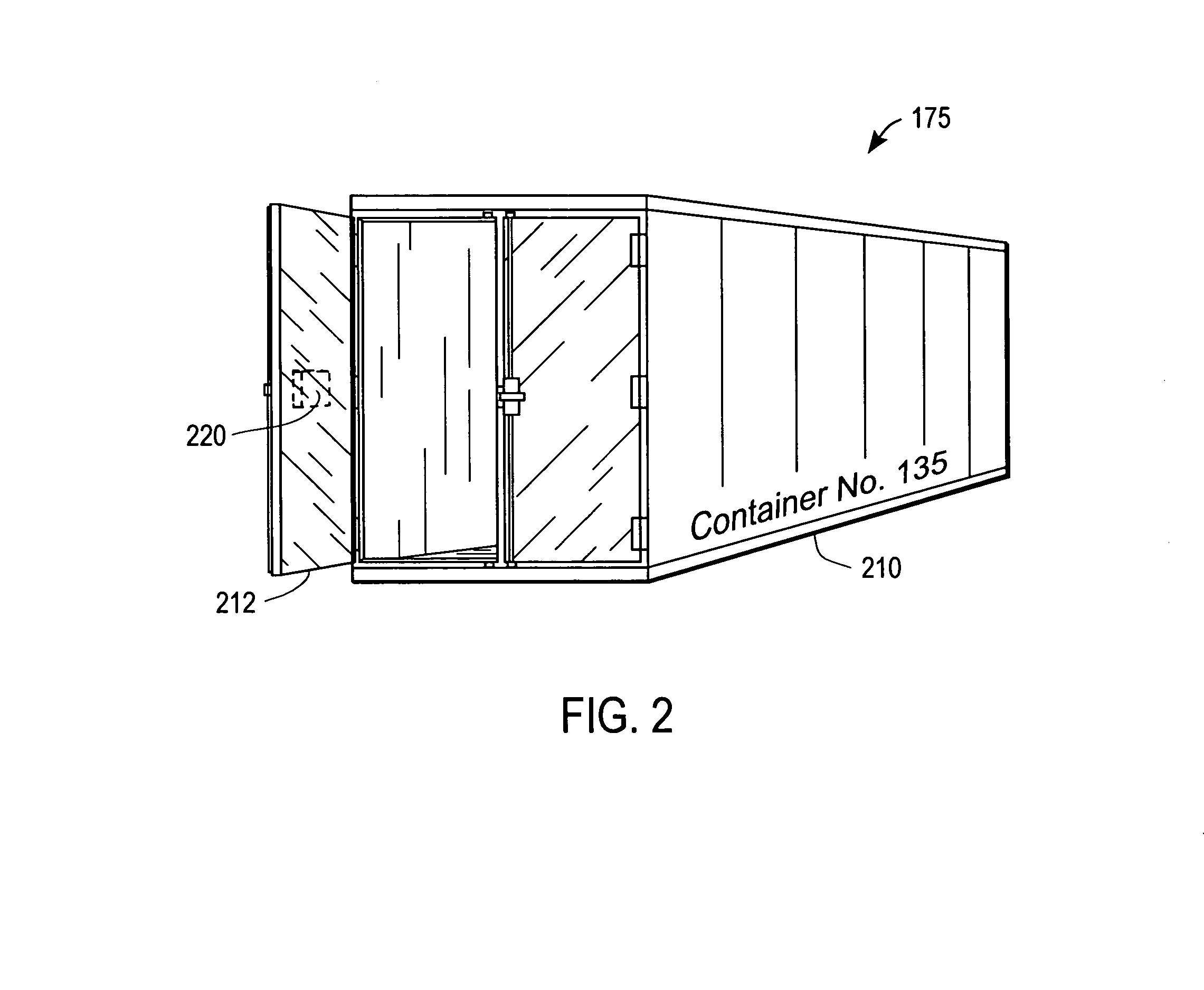 State monitoring of a container