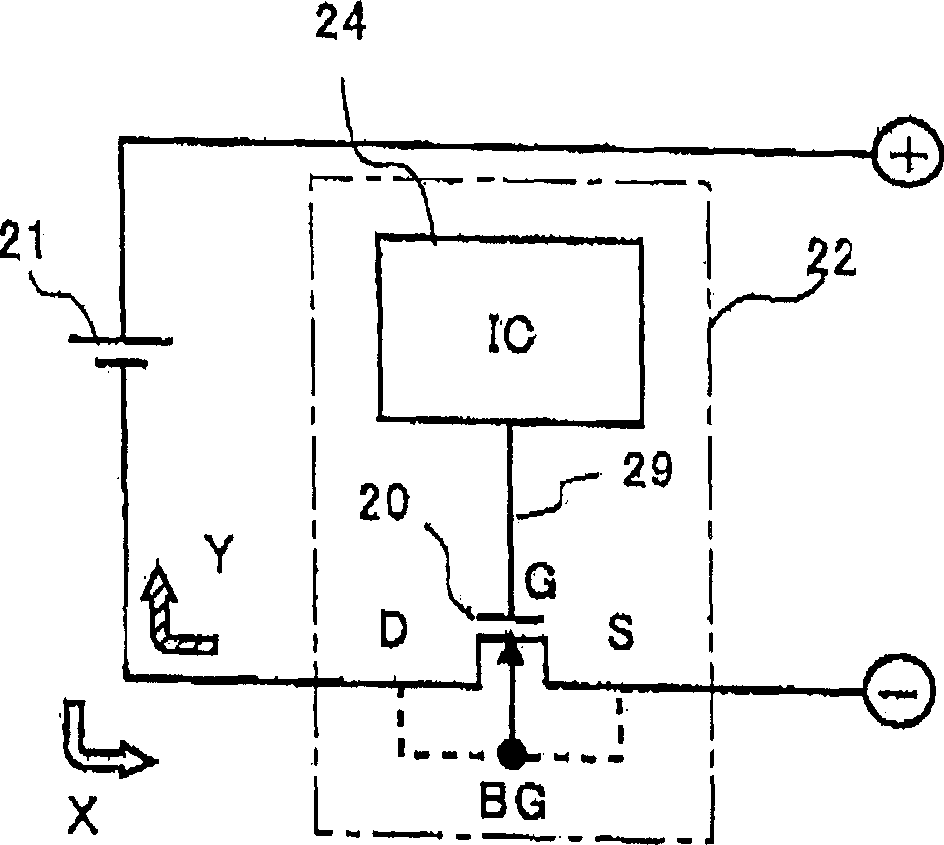 Insulated gate semiconductor device, protection circuit and their manufacturing method