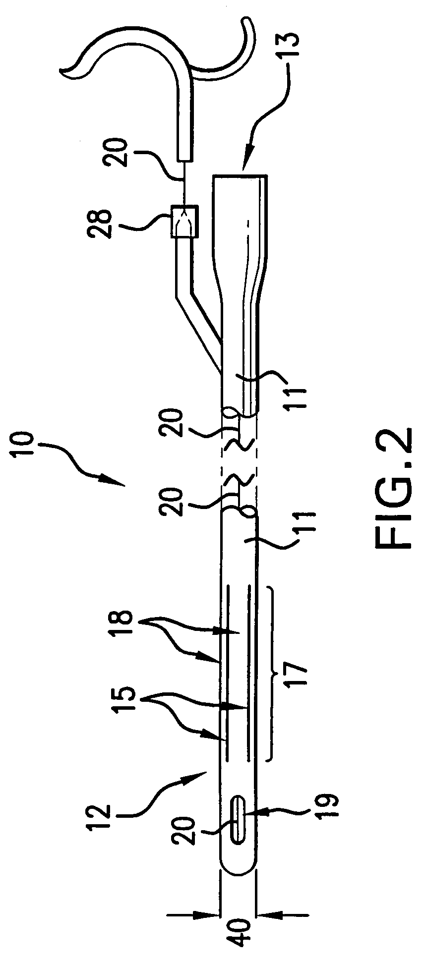 Indwelling urinary catheter