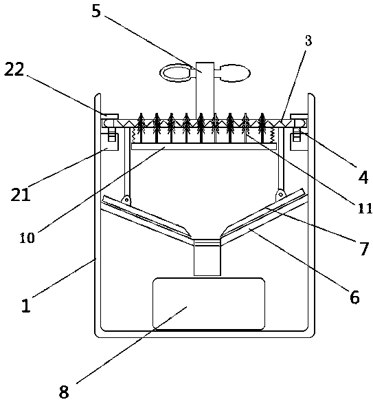 Nivometer capable of removing accumulated snow