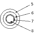 Manufacture method of elliptical stressed zone type polarization maintaining fiber