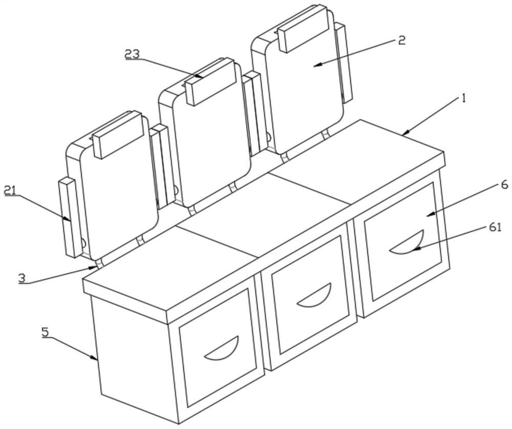 Multifunctional subway seat for urban rail transit