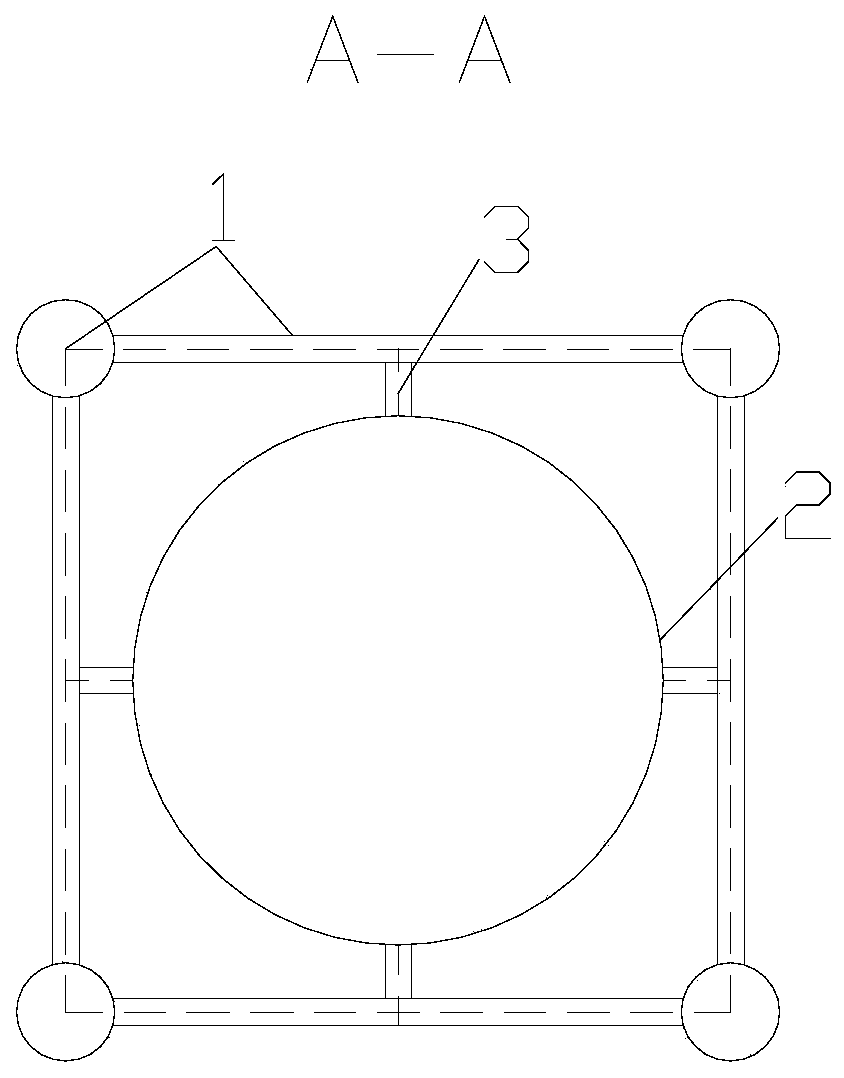 A wind power generating set expansion device