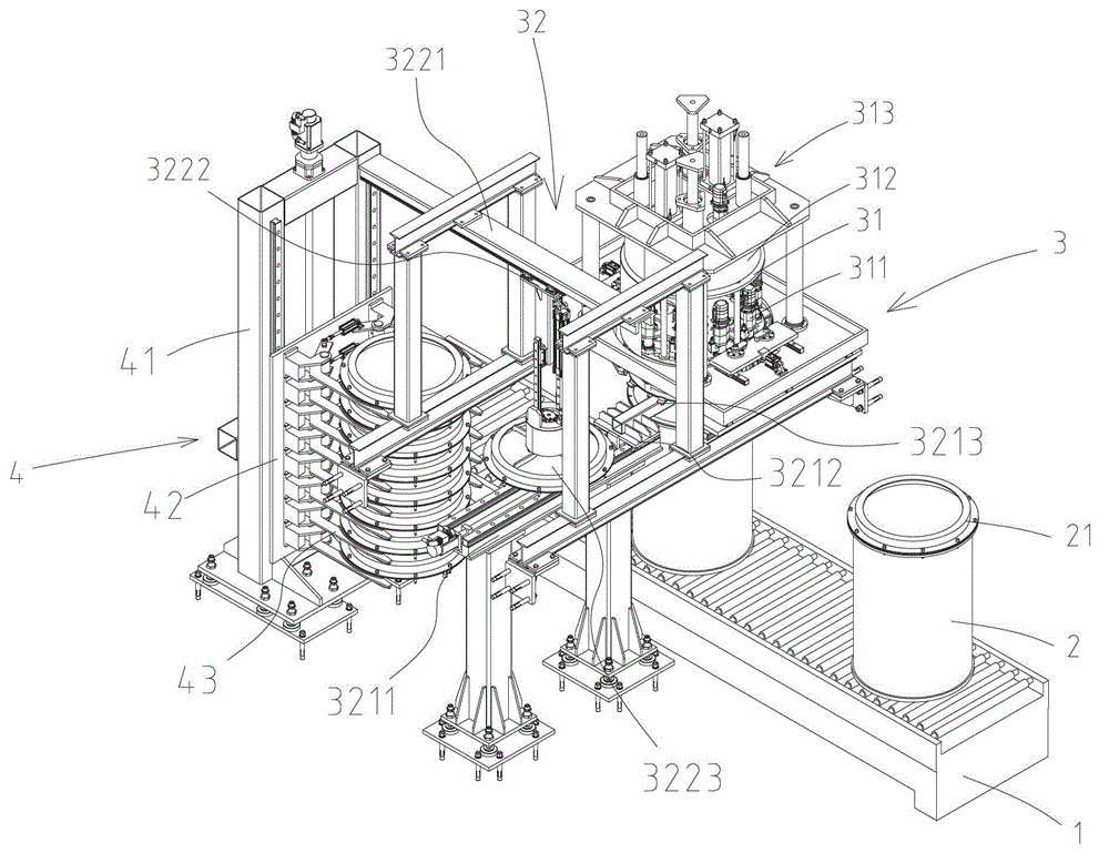 Automatic cover removal and sealing system for nuclear waste material steel drum