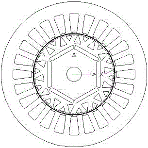 Permanent magnet synchronous motor rotor used for driving new energy automobile