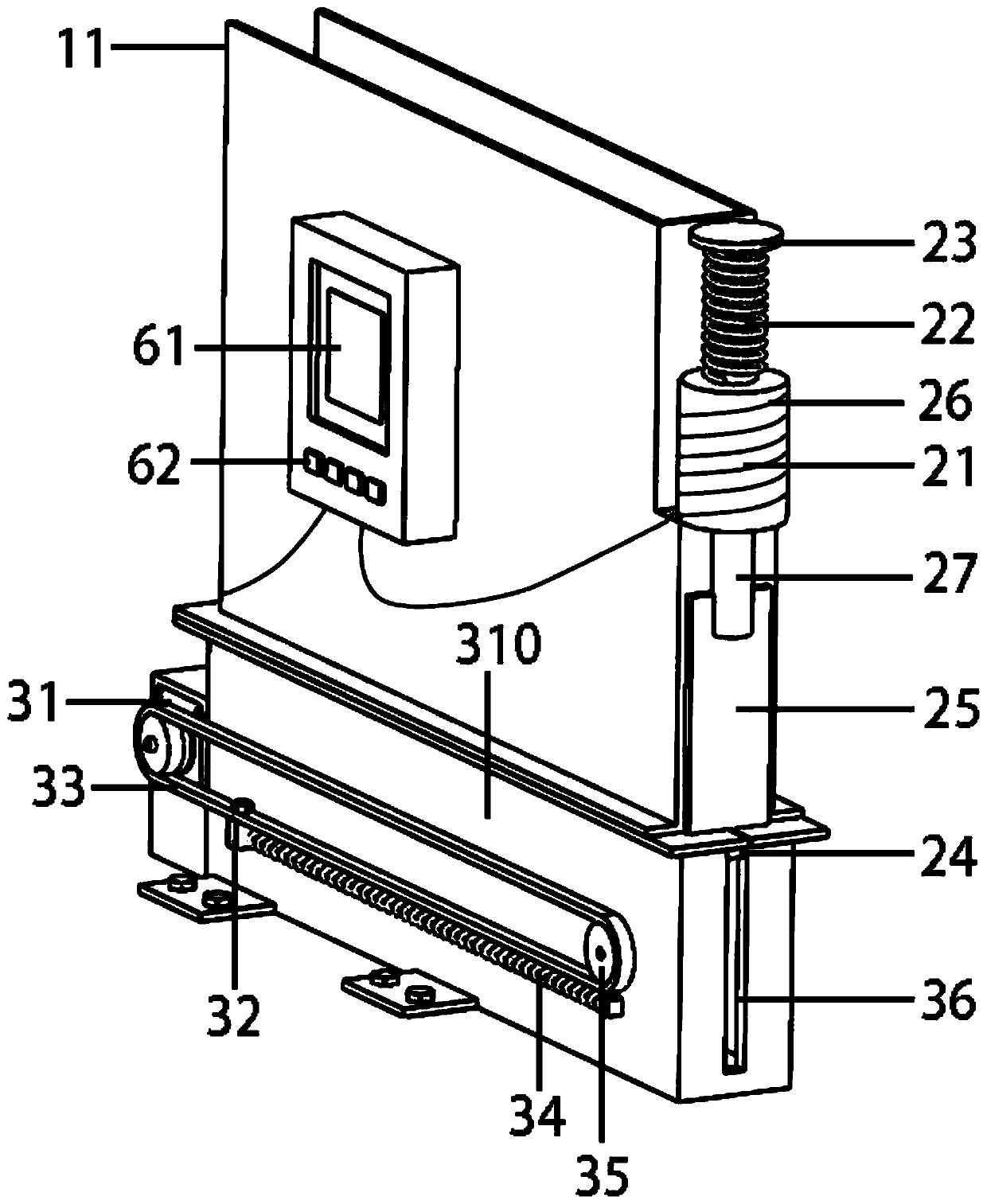 A concrete 3D printing U-shaped nail automatic nailing system