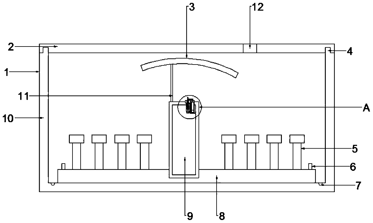 Reagent storage and refrigeration box capable of cooling