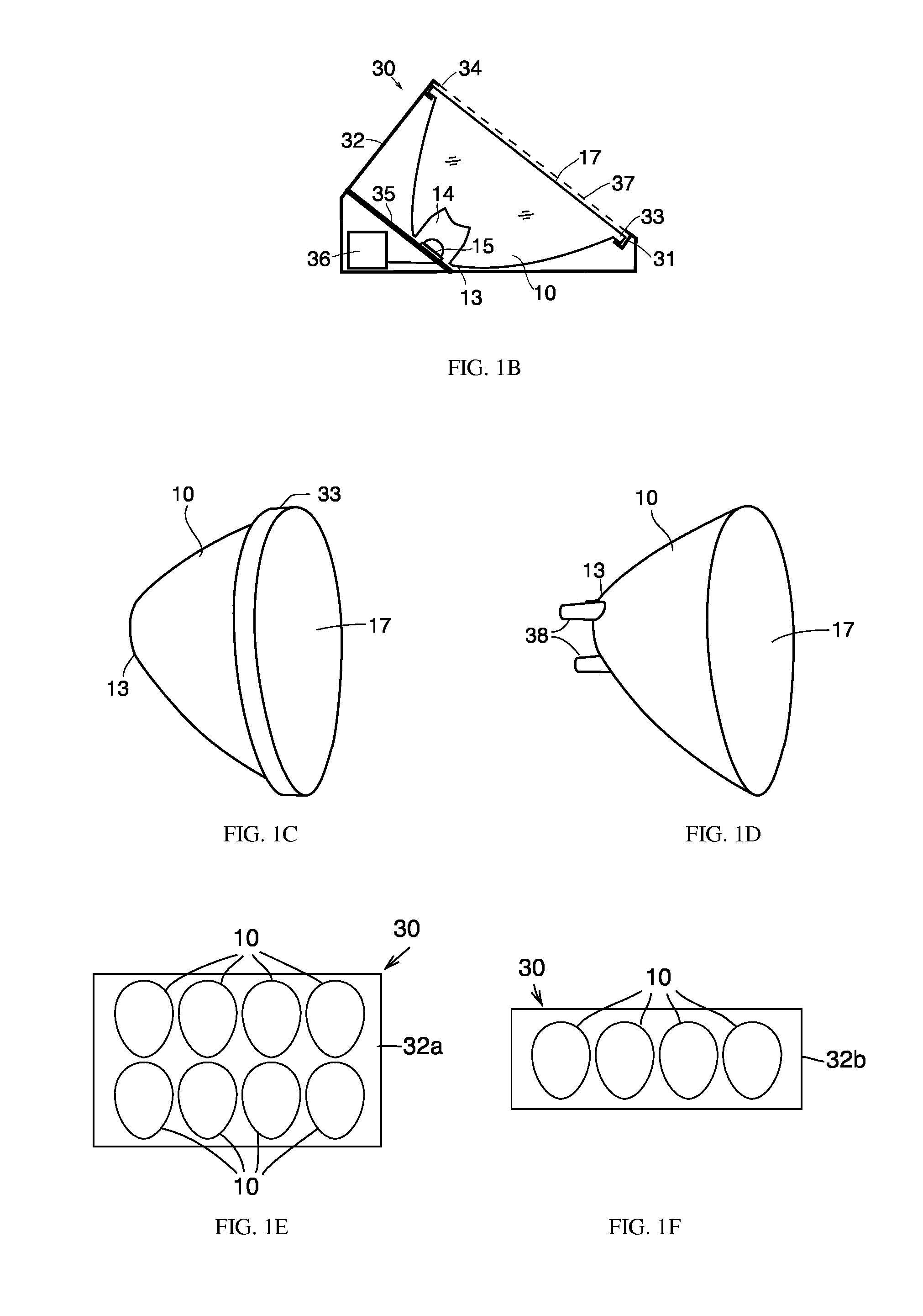 Optical element providing oblique illumination and apparatuses using same