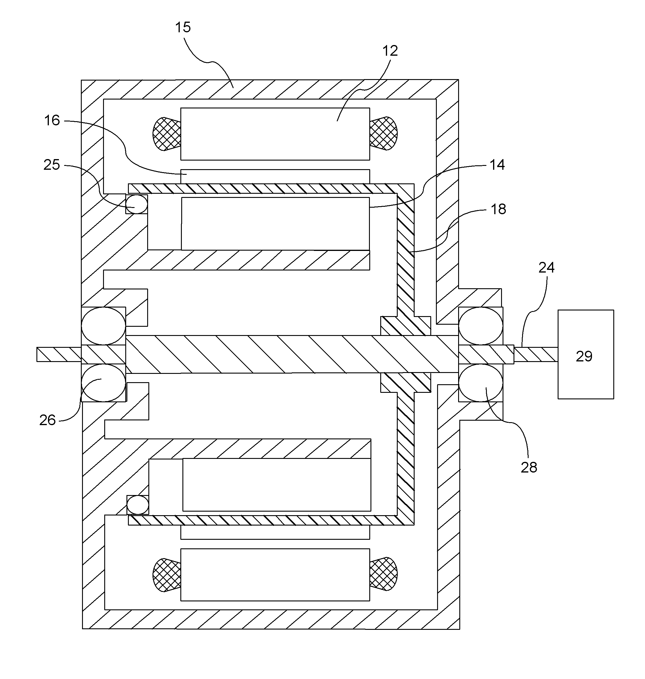 Optimized electric machine for smart actuators