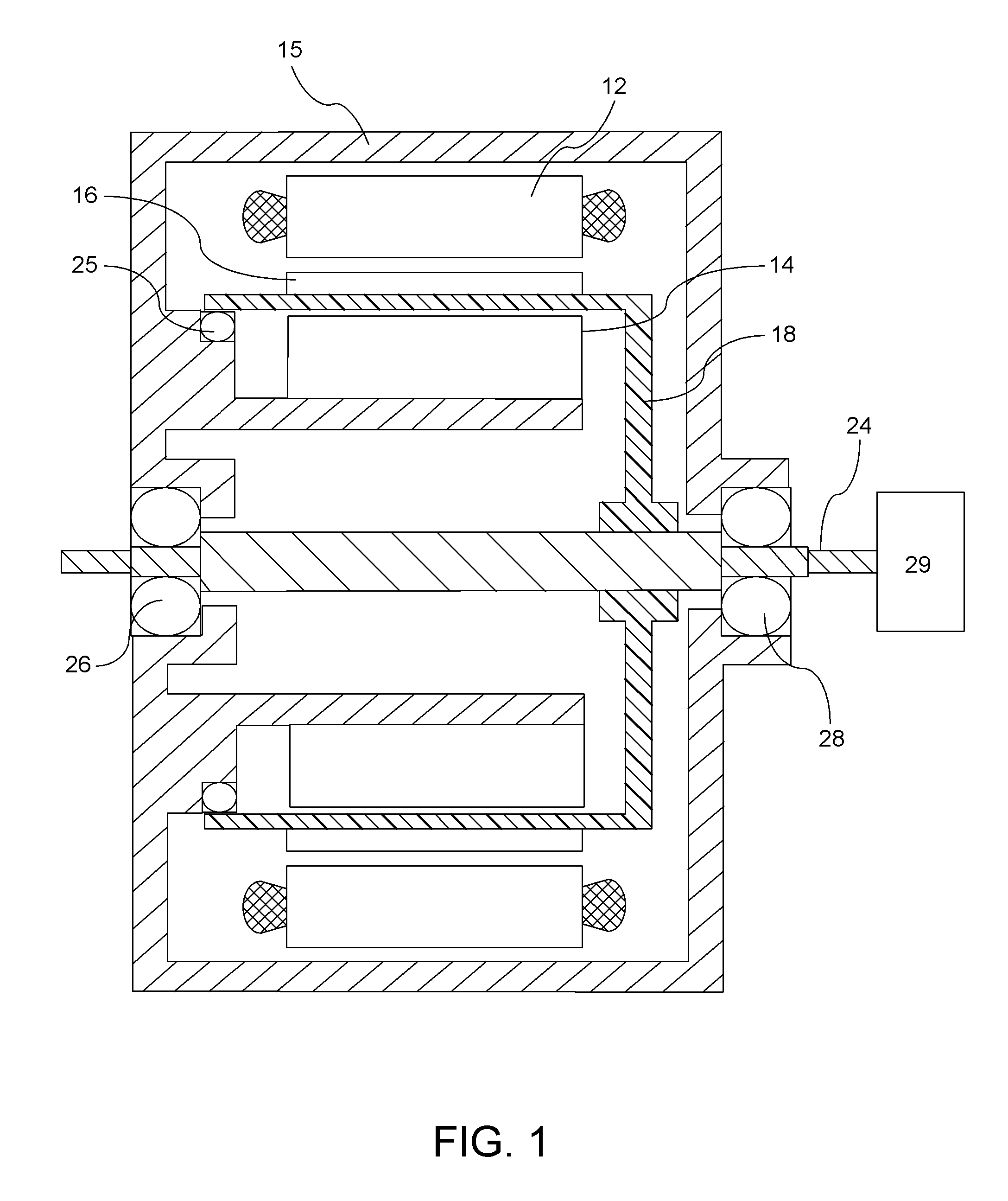 Optimized electric machine for smart actuators