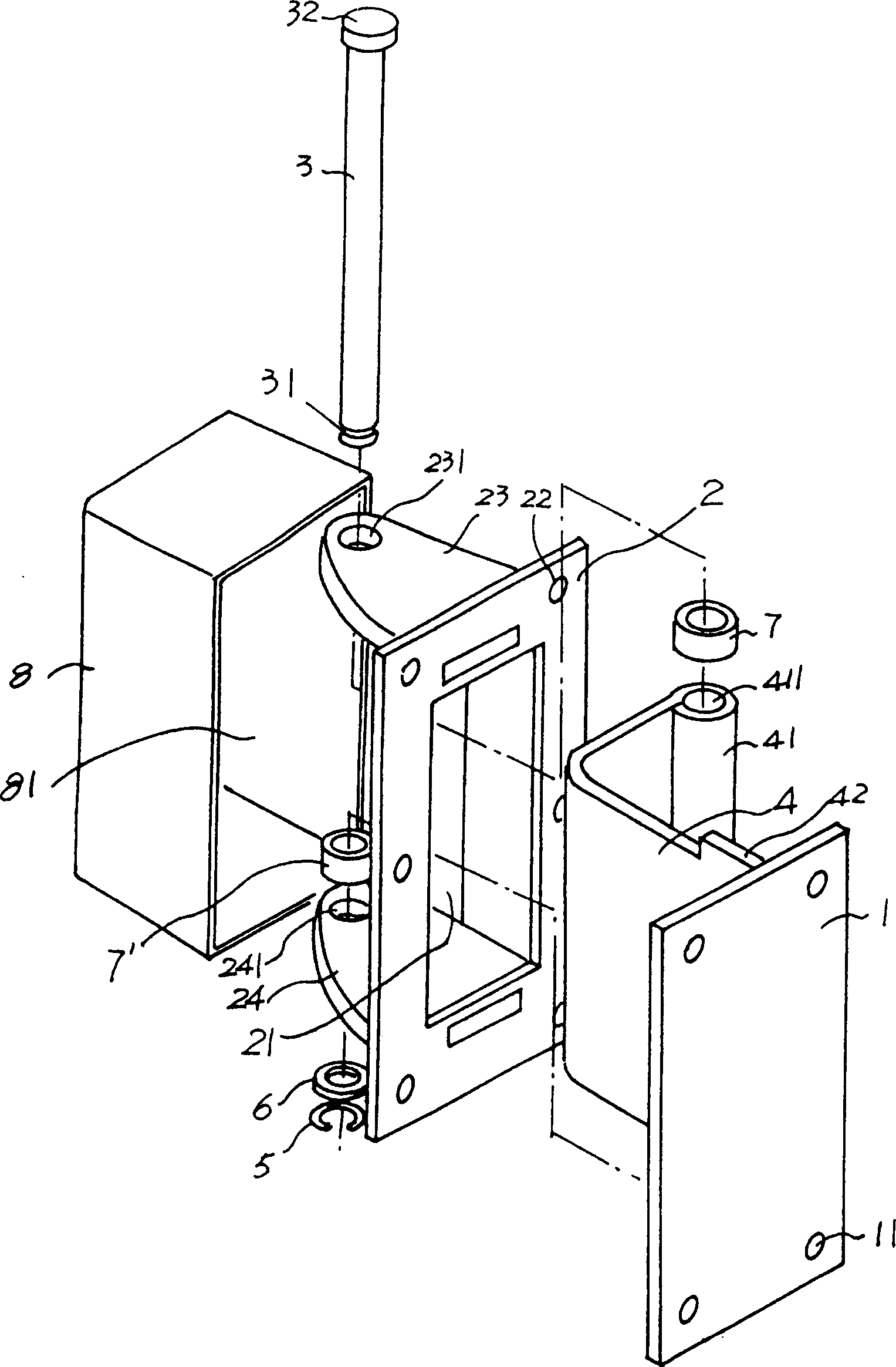 Structure improved hinge