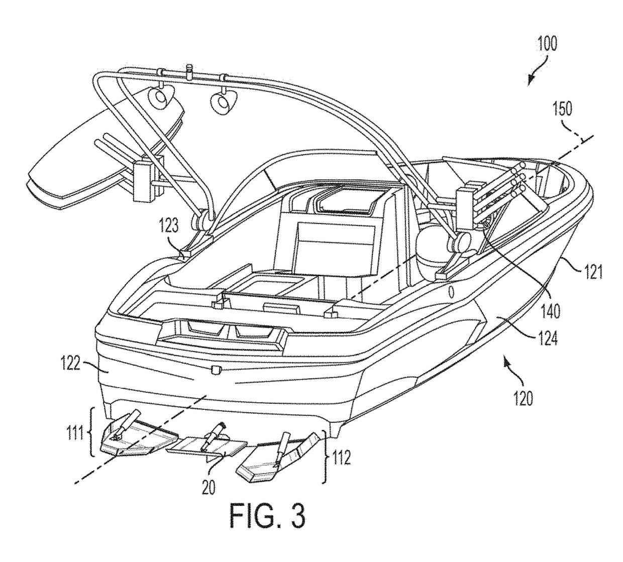 Wake-modifying device for a boat