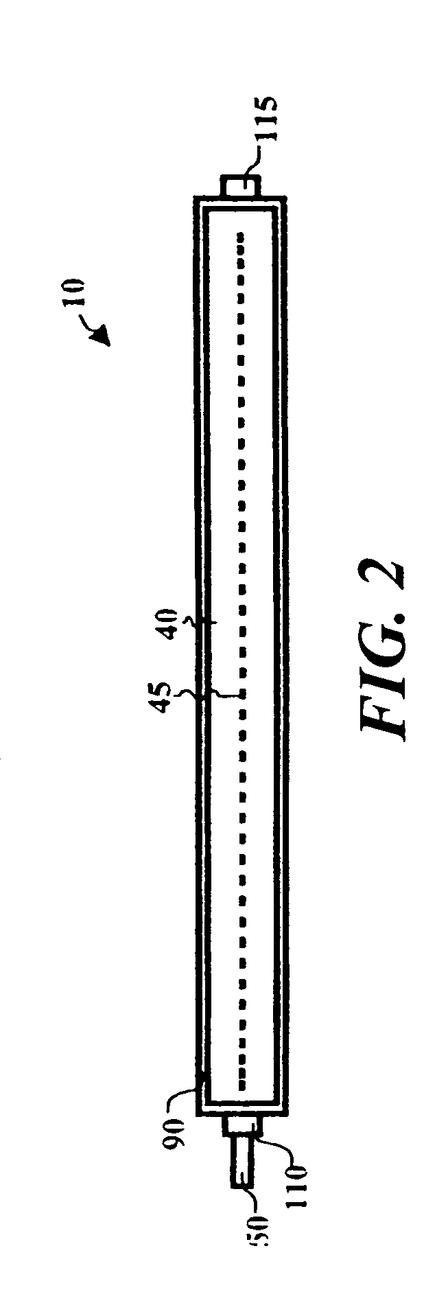 Vaporization source with baffle