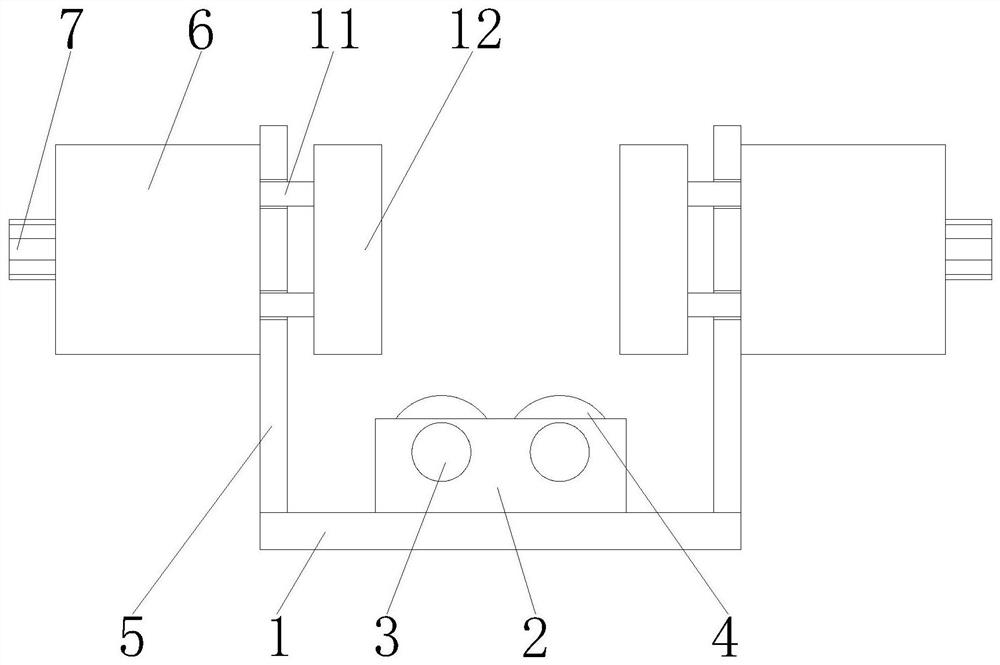 Traveling wear resistance testing device for draw-bar box