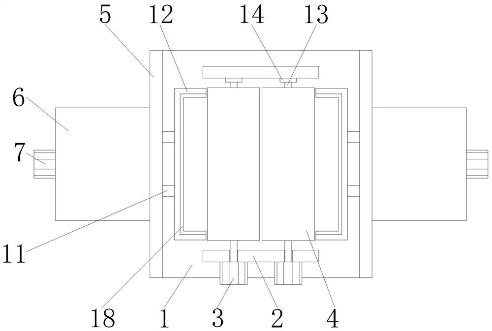 Traveling wear resistance testing device for draw-bar box