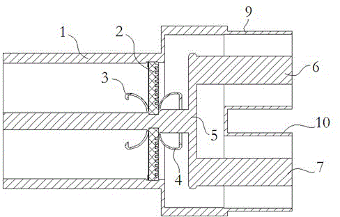 Combined-type vacuum diode