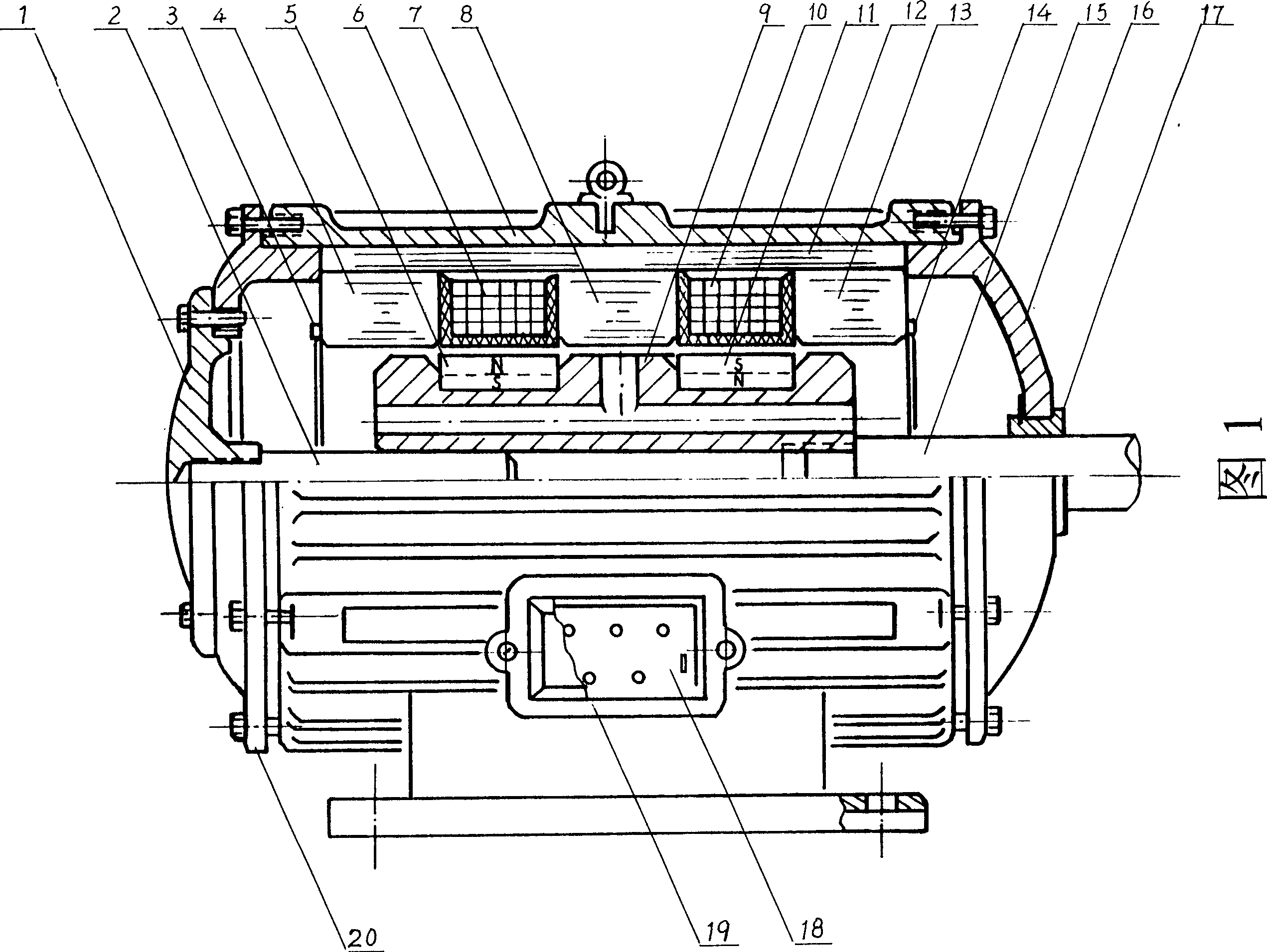 High energy electronic double action machine