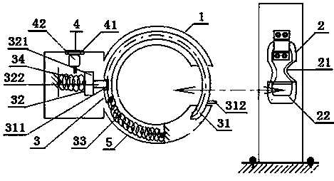 Locking device convenient for interconnection ordered parking of shared bicycle