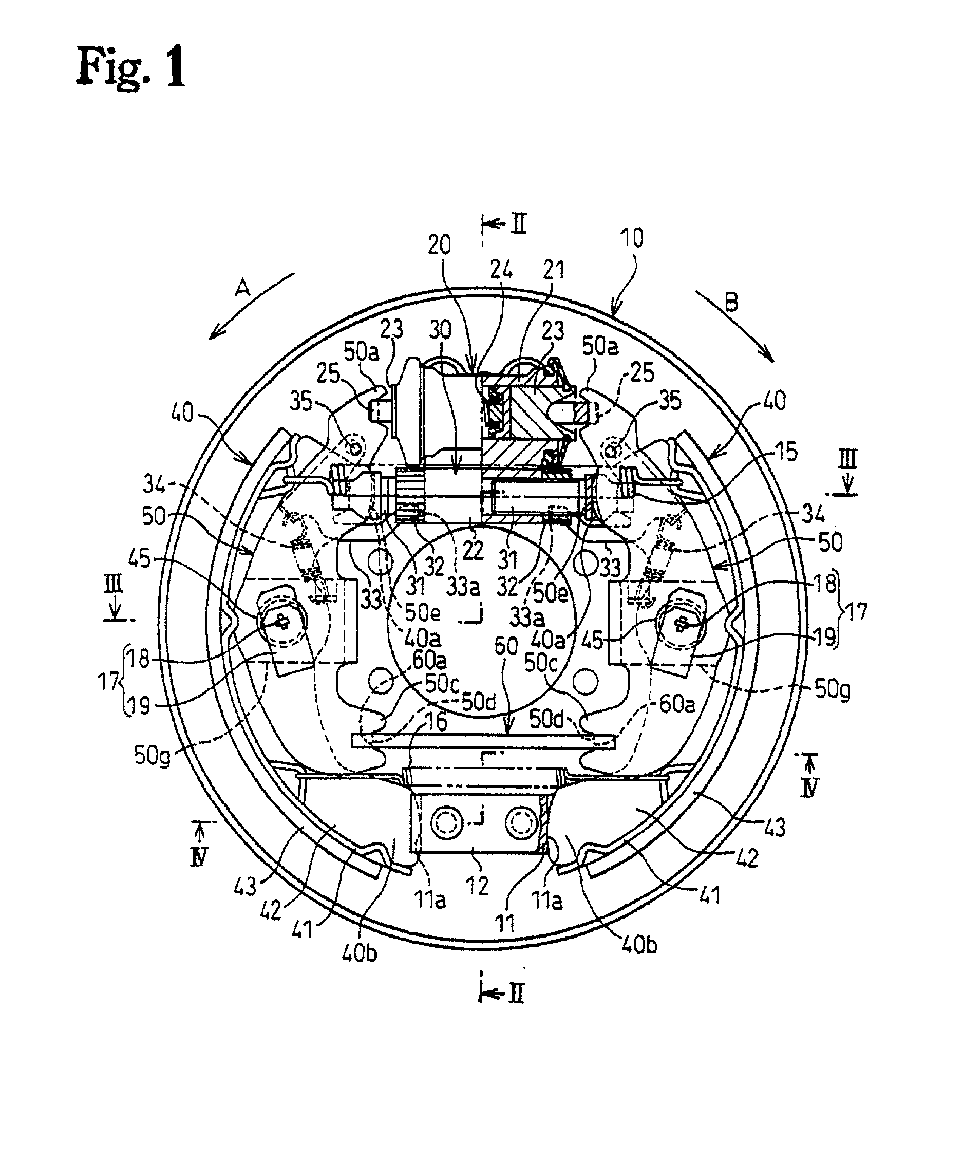 Drum brake device