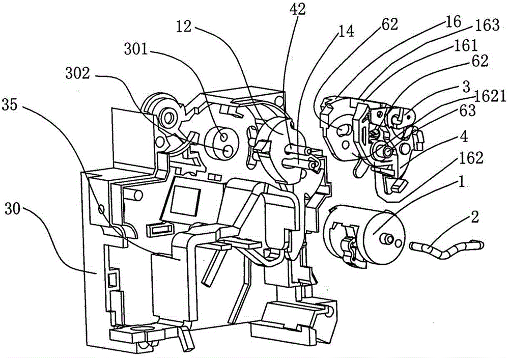 Large-fracture circuit breaker