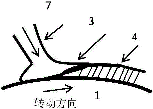 A method for preparing amorphous alloy thin strip by conical single-roll rapid quenching