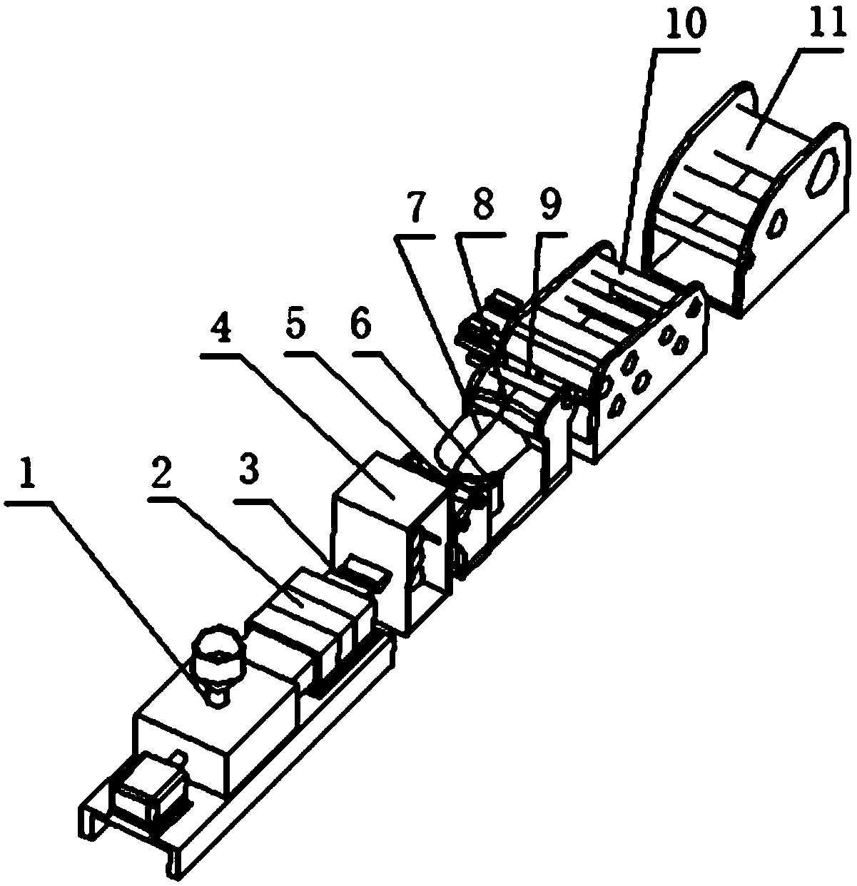 A material bidirectional stretching device