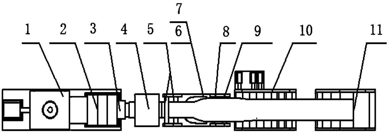 A material bidirectional stretching device