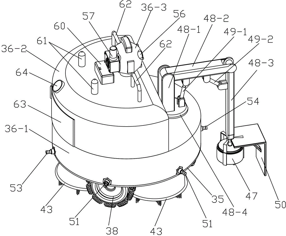 Oil sludge cleaning and processing system for oil tank