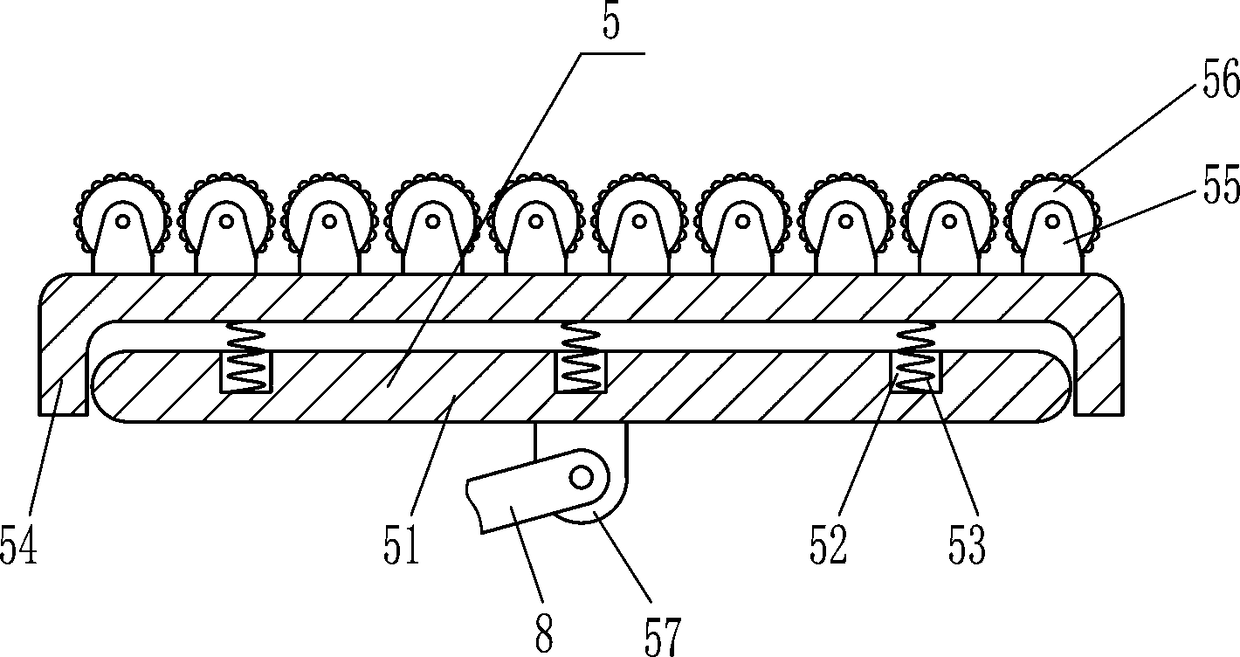 Hand-operated foot sole massaging device