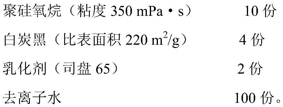 A kind of defoamer for carboxyl nitrile latex and preparation method thereof