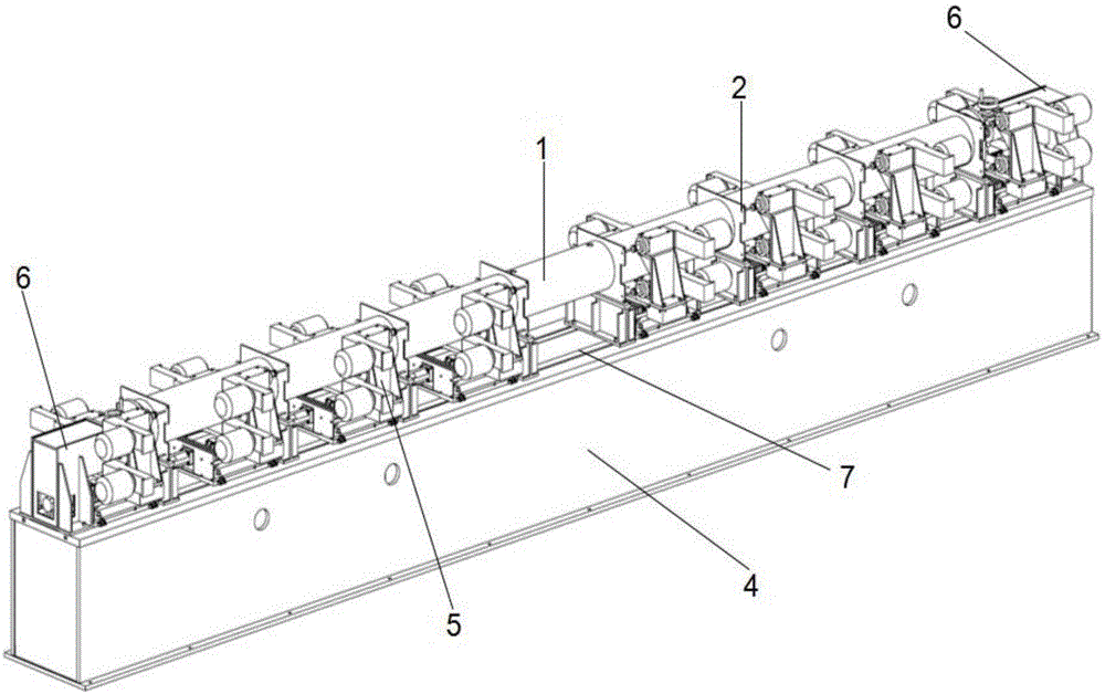 Heliostat main beam machining equipment