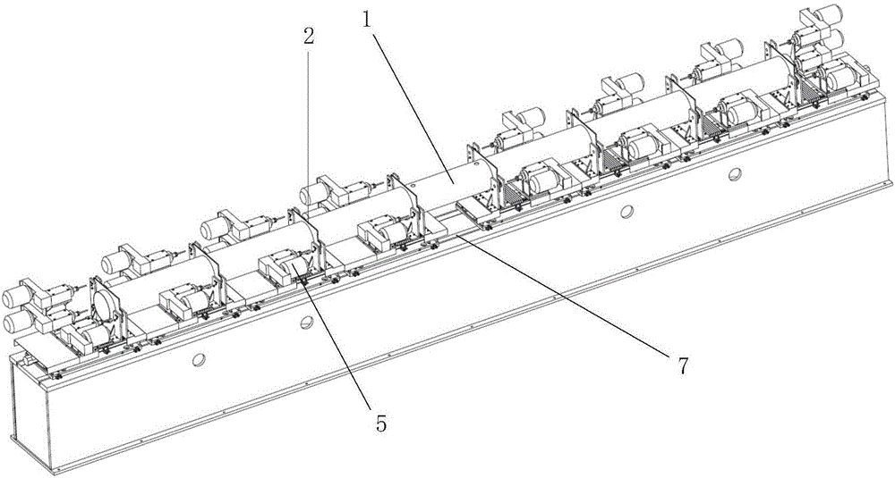 Heliostat main beam machining equipment