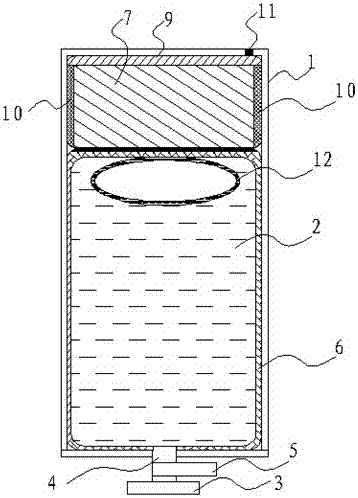 A robot for detecting the inner wall of a large steel container