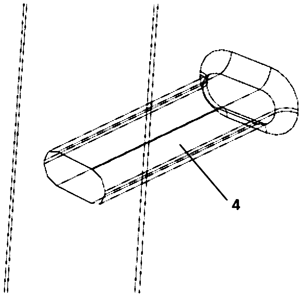 An isolated small blade for axial flow compressor rotor expansion stability