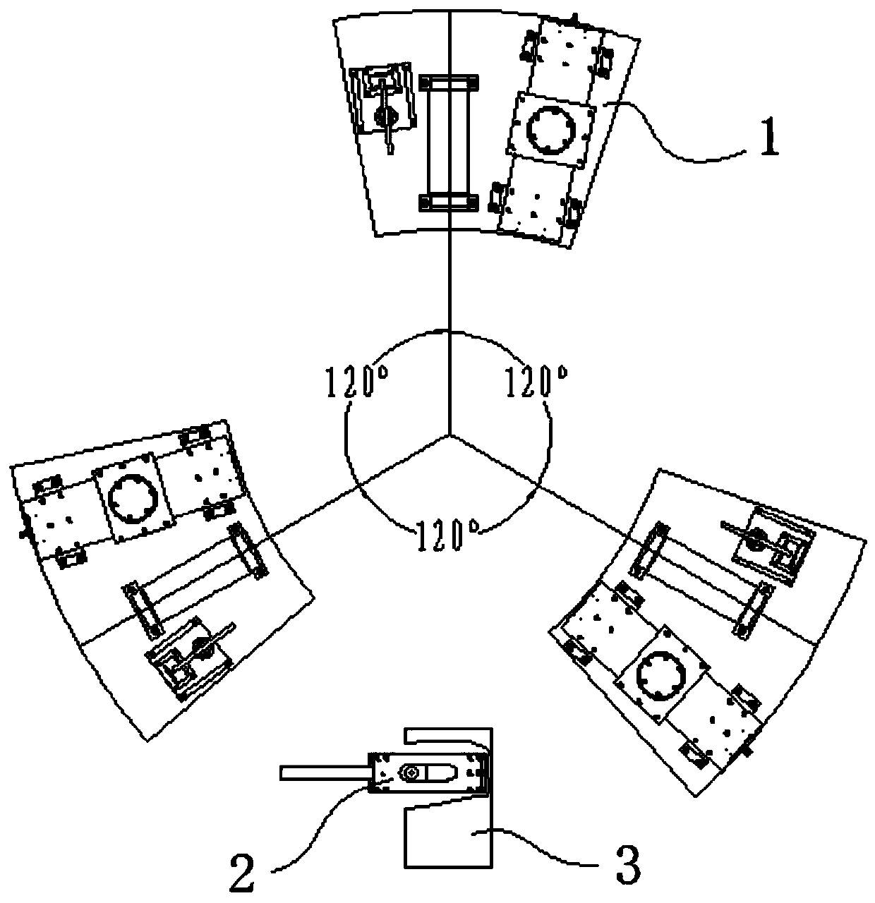 A large diameter flange drilling device