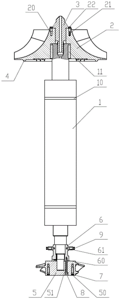 Fan capable of realizing rotor counterweight balance and counterweight balancing method thereof