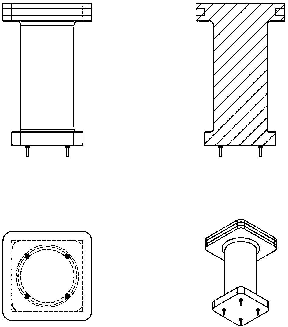 Powder bed 3D printing equipment size adjustable and controllable platform