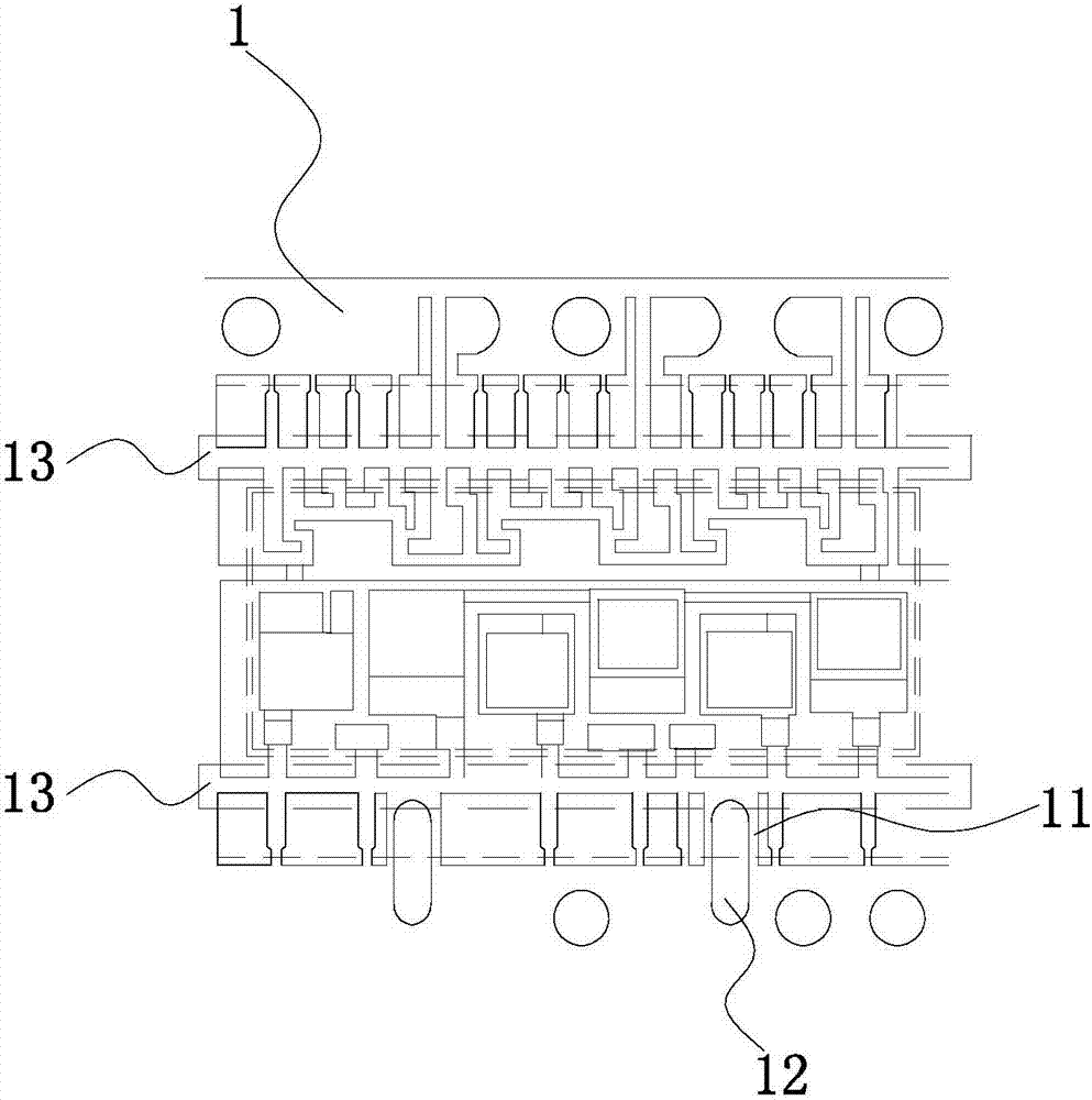 Lead frame of IPM module