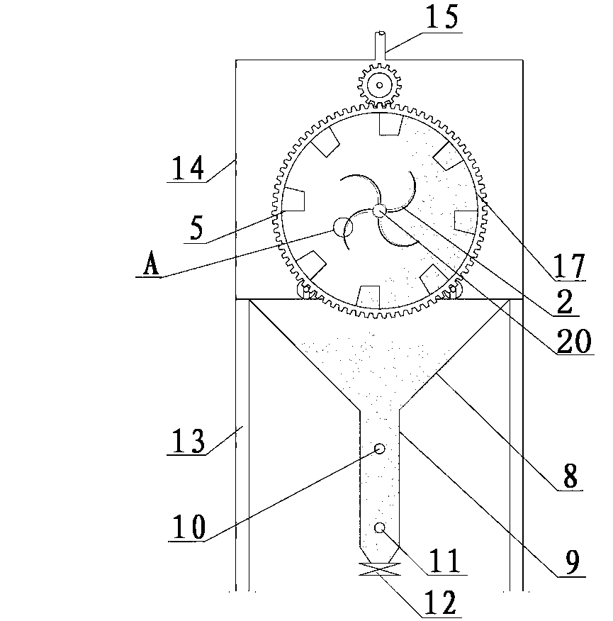 Integral garbage crushing and sorting machine and garbage disposal method thereof