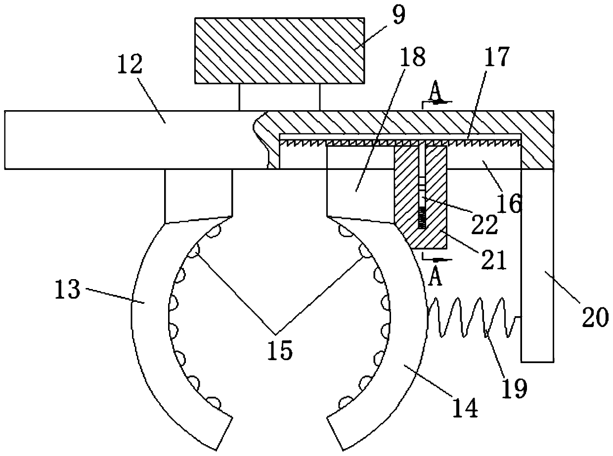 Pole erecting device for electric power laying and use method of pole erecting device