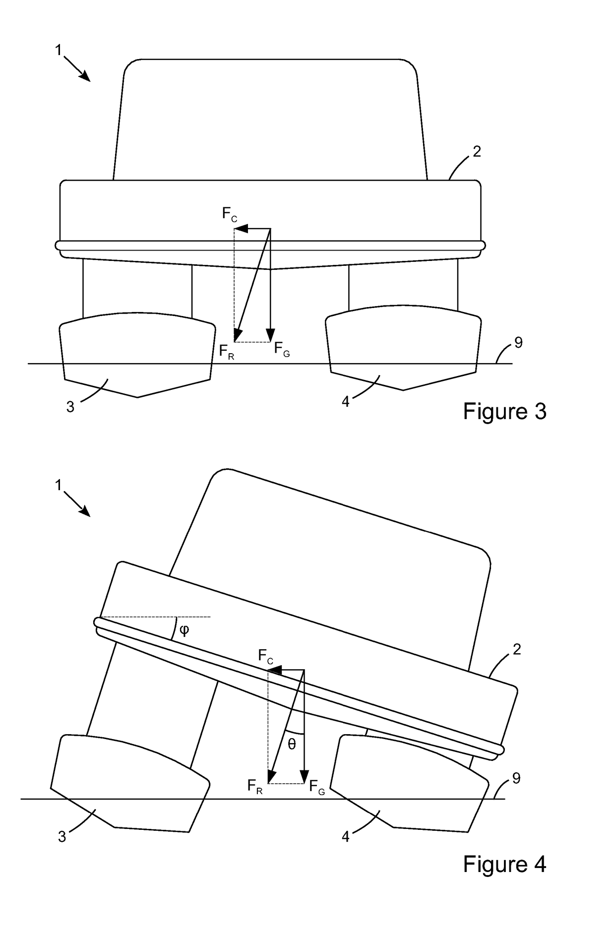 Control of multi-hulled vessels