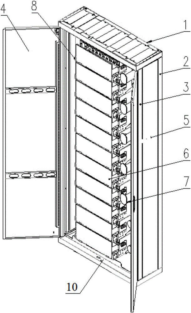 Assembly-type optical fiber distribution frame