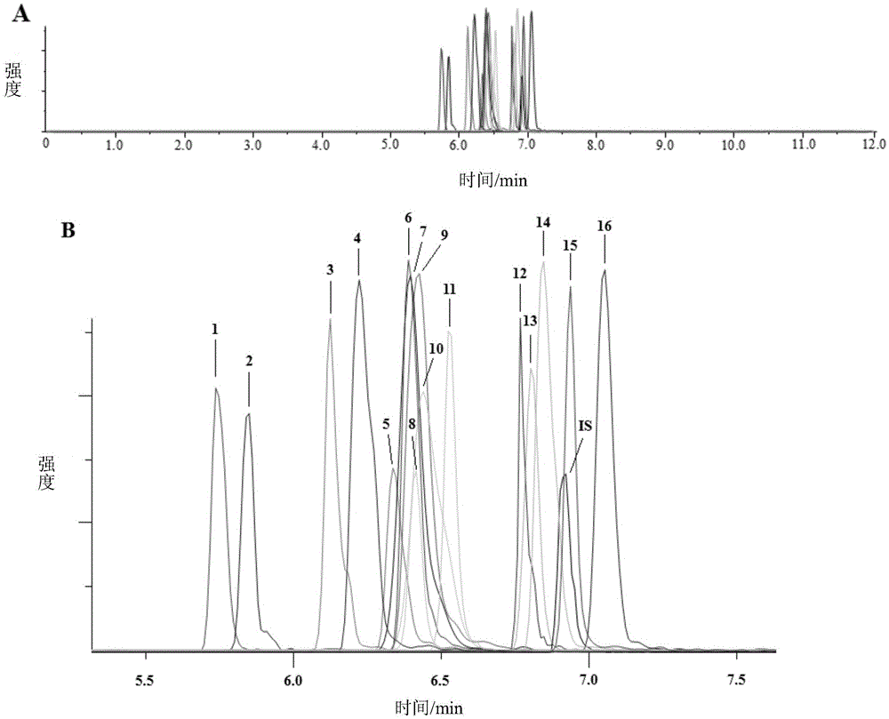 Method for detecting content of various components in pills for treating kidney-yang deficiency