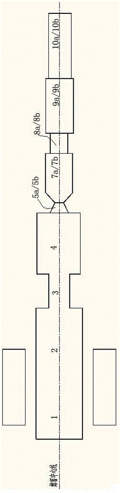 Float process apparatus and method related to melting furnace with two production lines