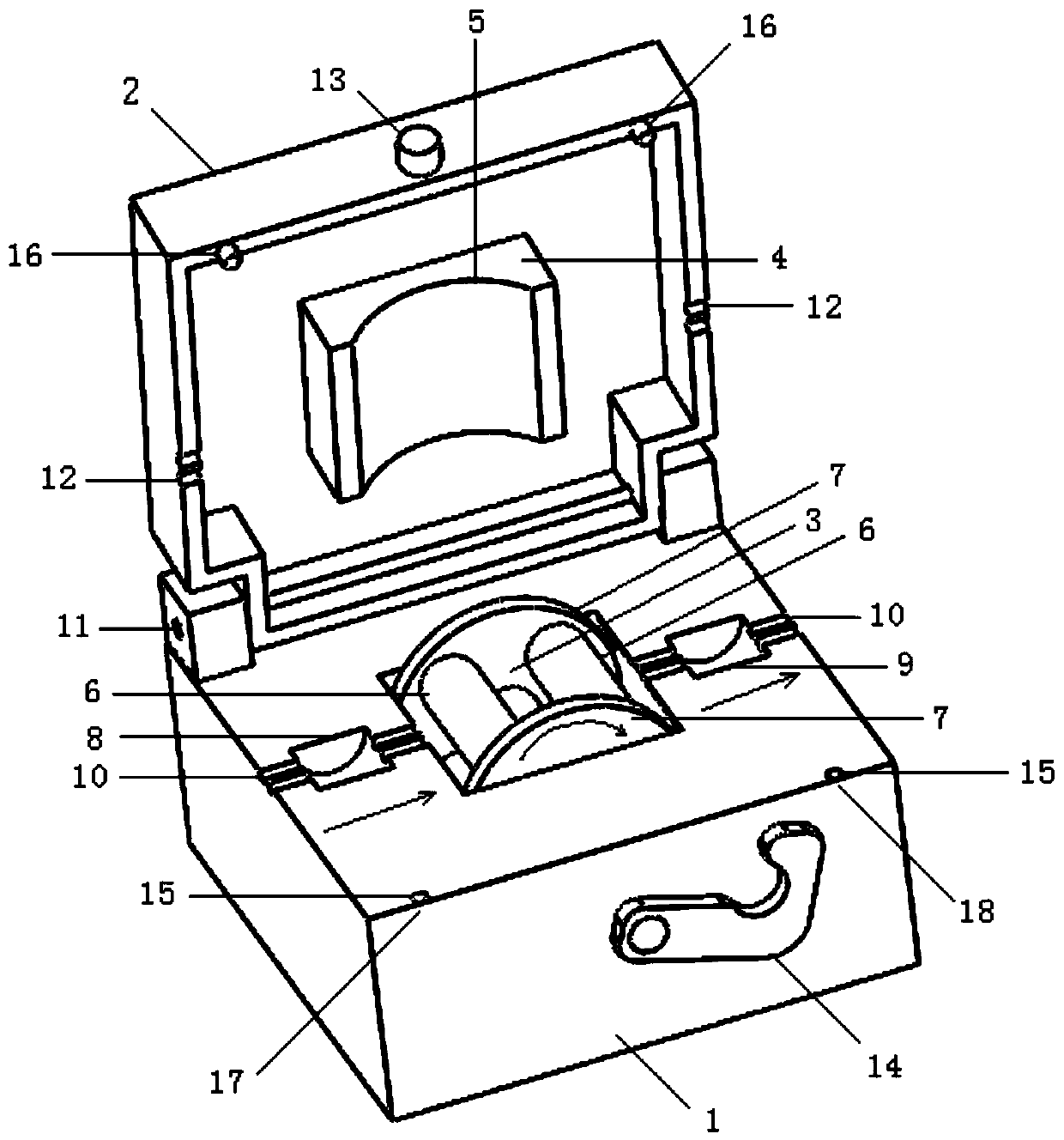 A device for realizing flow balance control by using a flow balance peristaltic pump