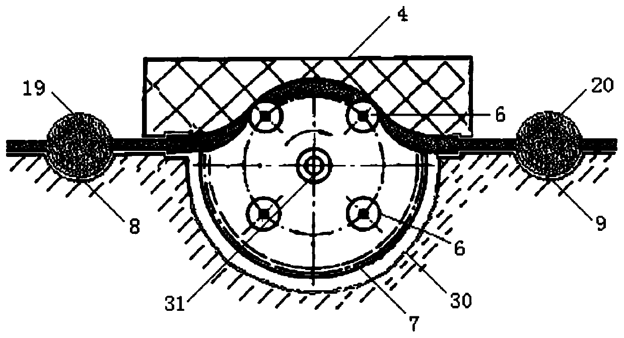 A device for realizing flow balance control by using a flow balance peristaltic pump