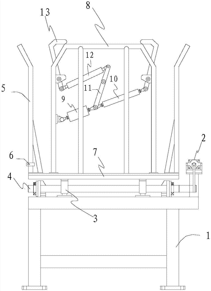 Folding and stacking device for packaging carton box