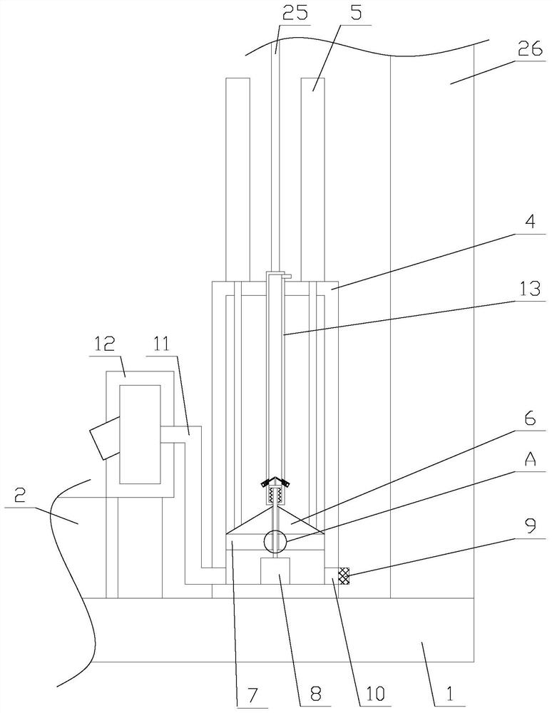 Wafer scribing machine for chip processing